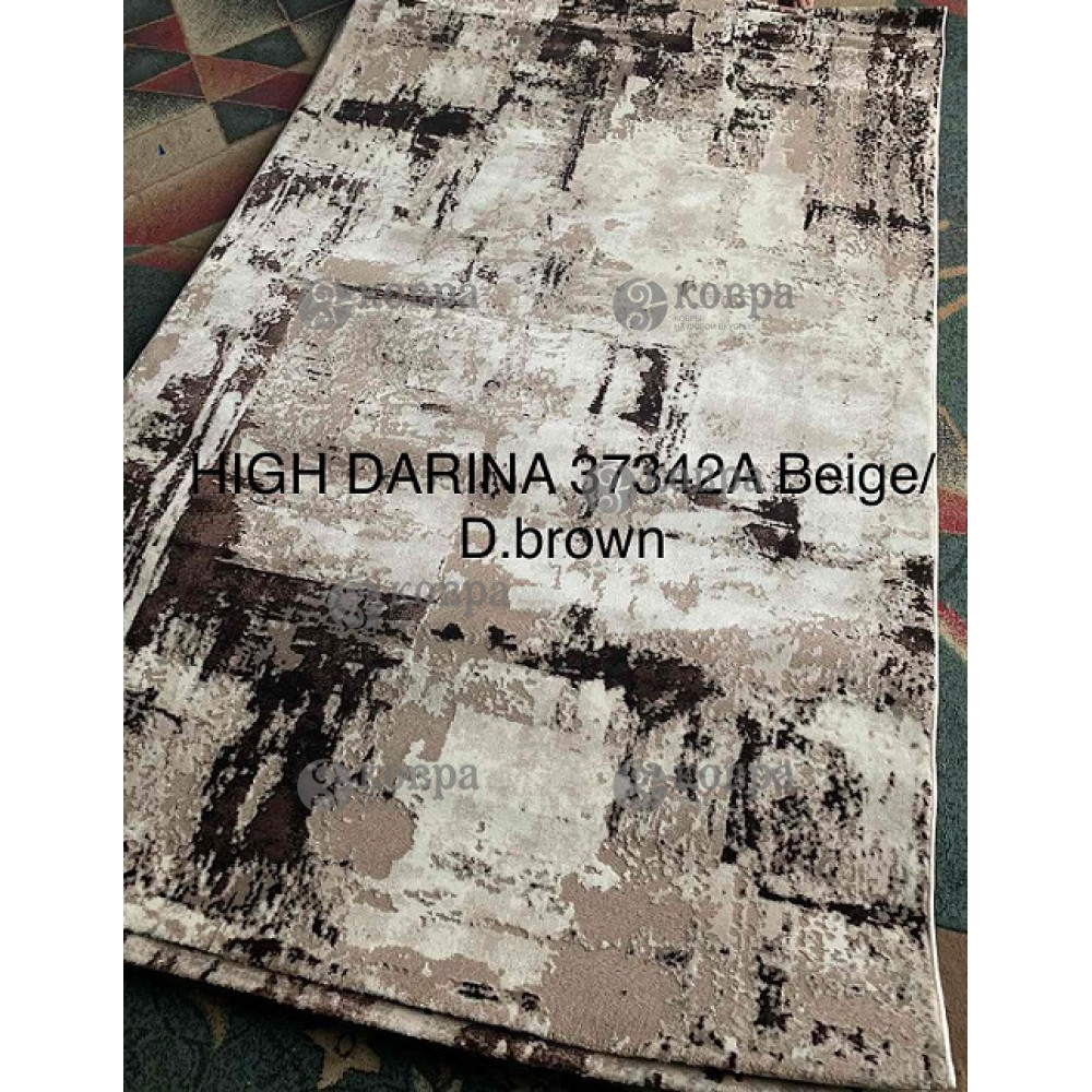 Ковер High Darina 37342A beige d.brown