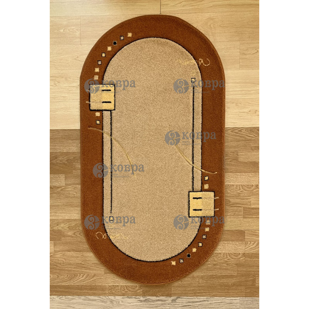 Синтетические ковры Frize Vrezana 3127A (beige) 