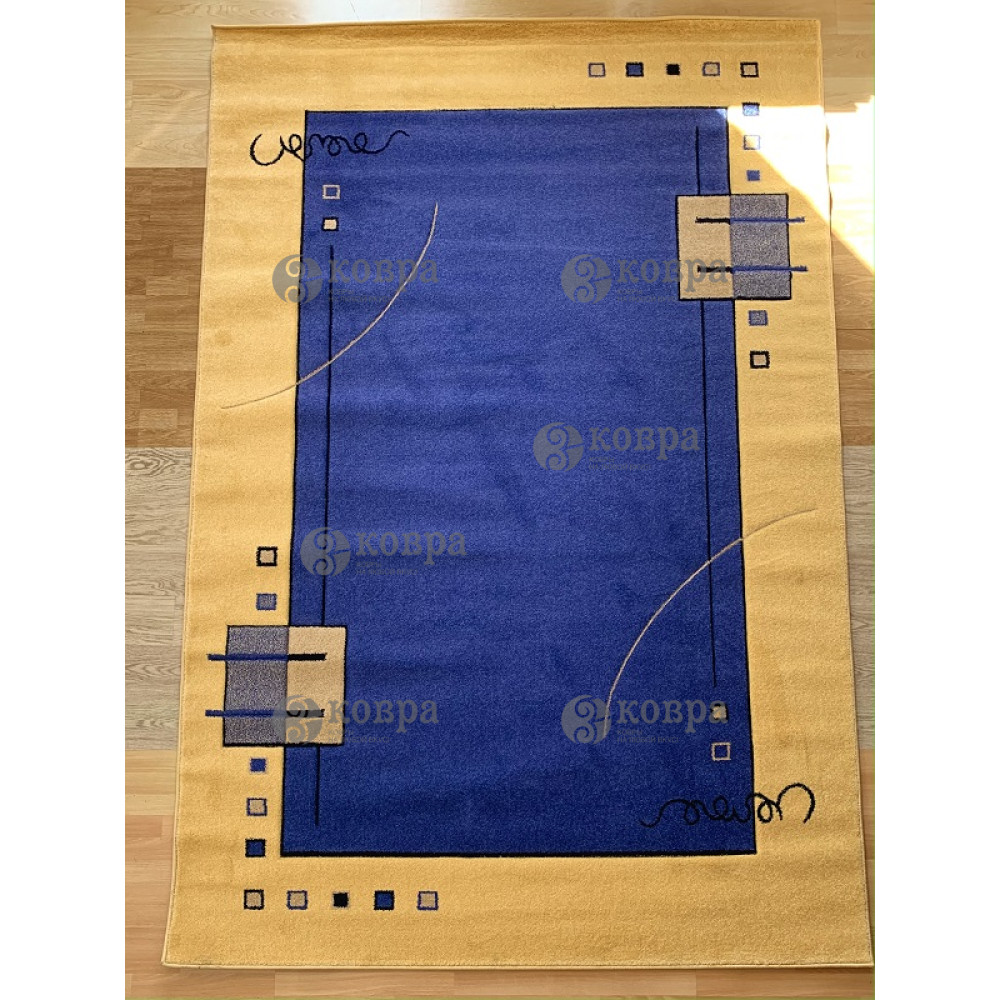 Синтетические ковры Frize Vrezana 3127A (blue) 