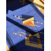 Синтетические ковры Frize Vrezana 3039A (blue) 