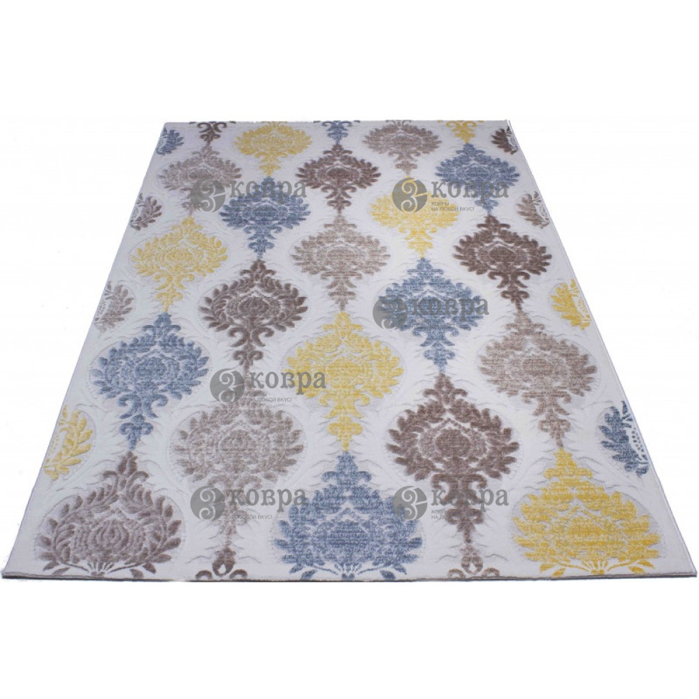 Акриловые ковры FESTIVAL YAZZ 7667A (ivory/yellow) 