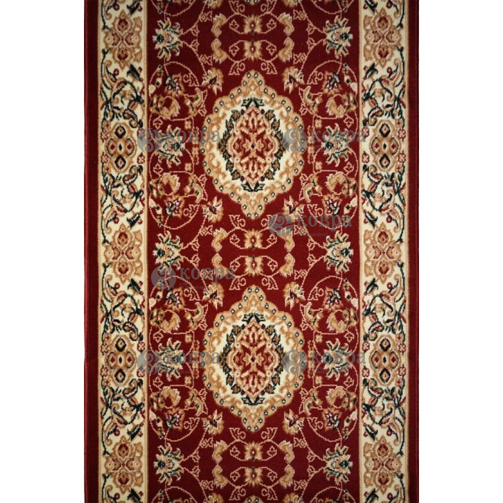 Синтетические дорожки ALMIRA 2304d (red-cream) 