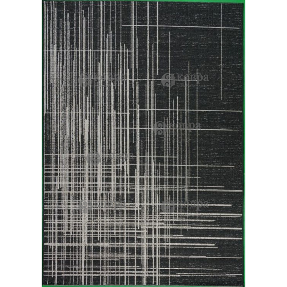 Безворсові килими NATURA 20488 (black/silver) 