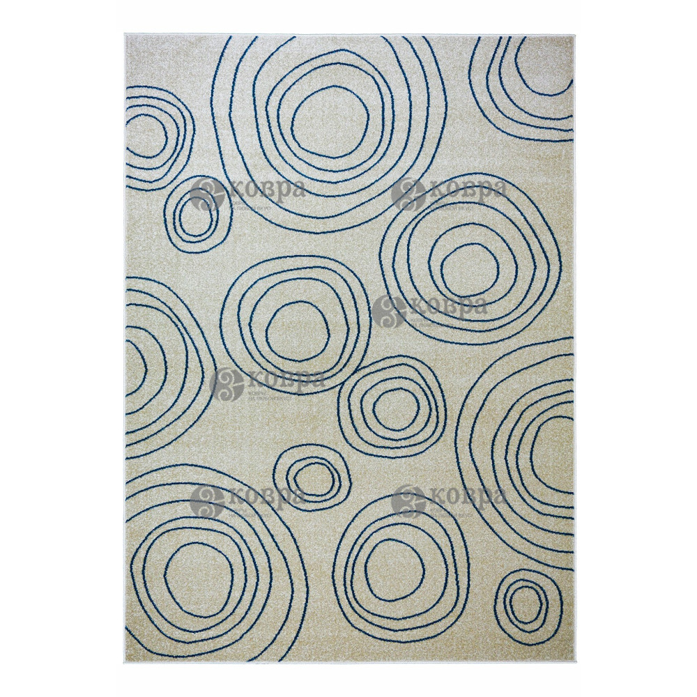 Синтетические ковры OPTIMA 78022 (ivory-blue) 