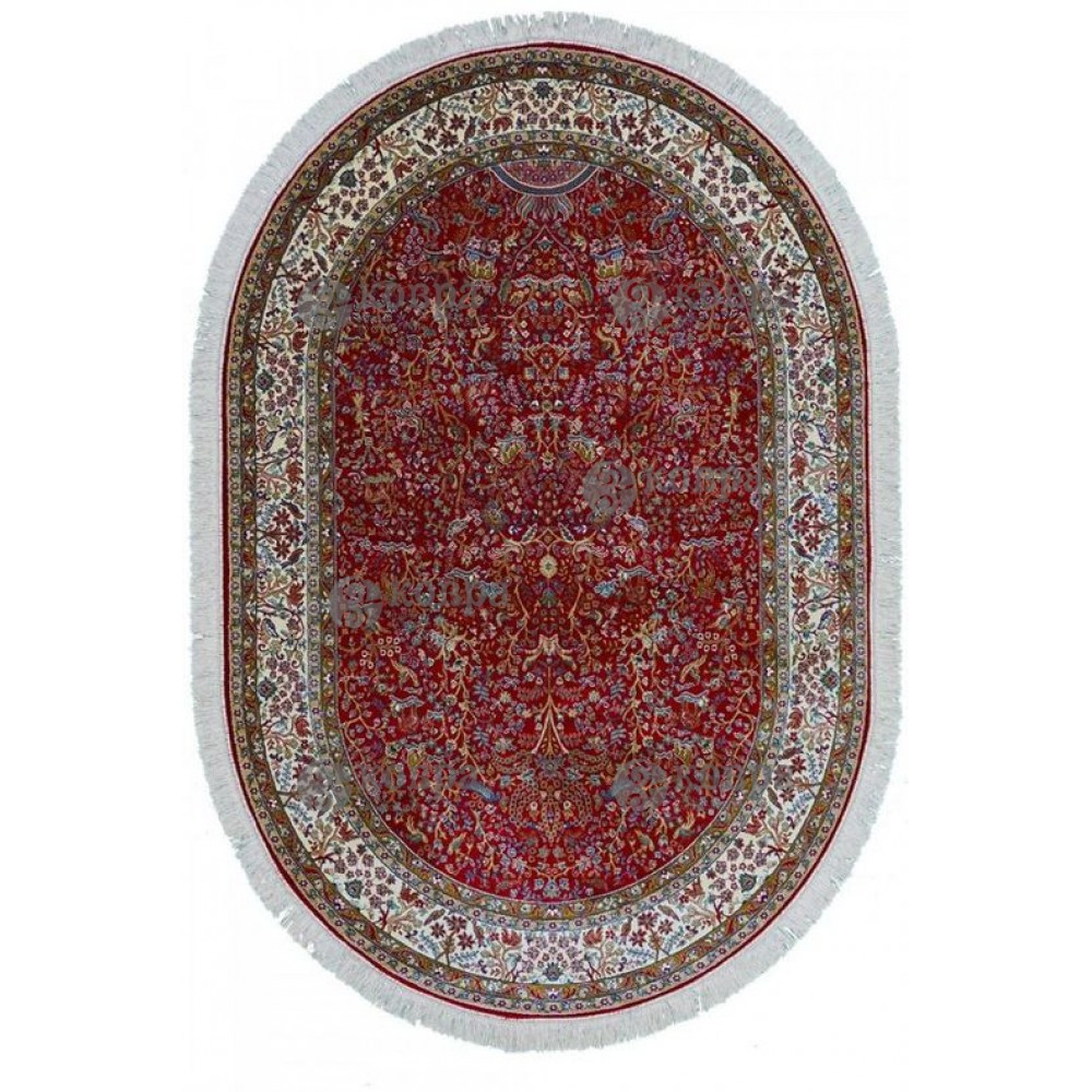 Ковры из вискозы SPIRIT 12806 (red) oval 