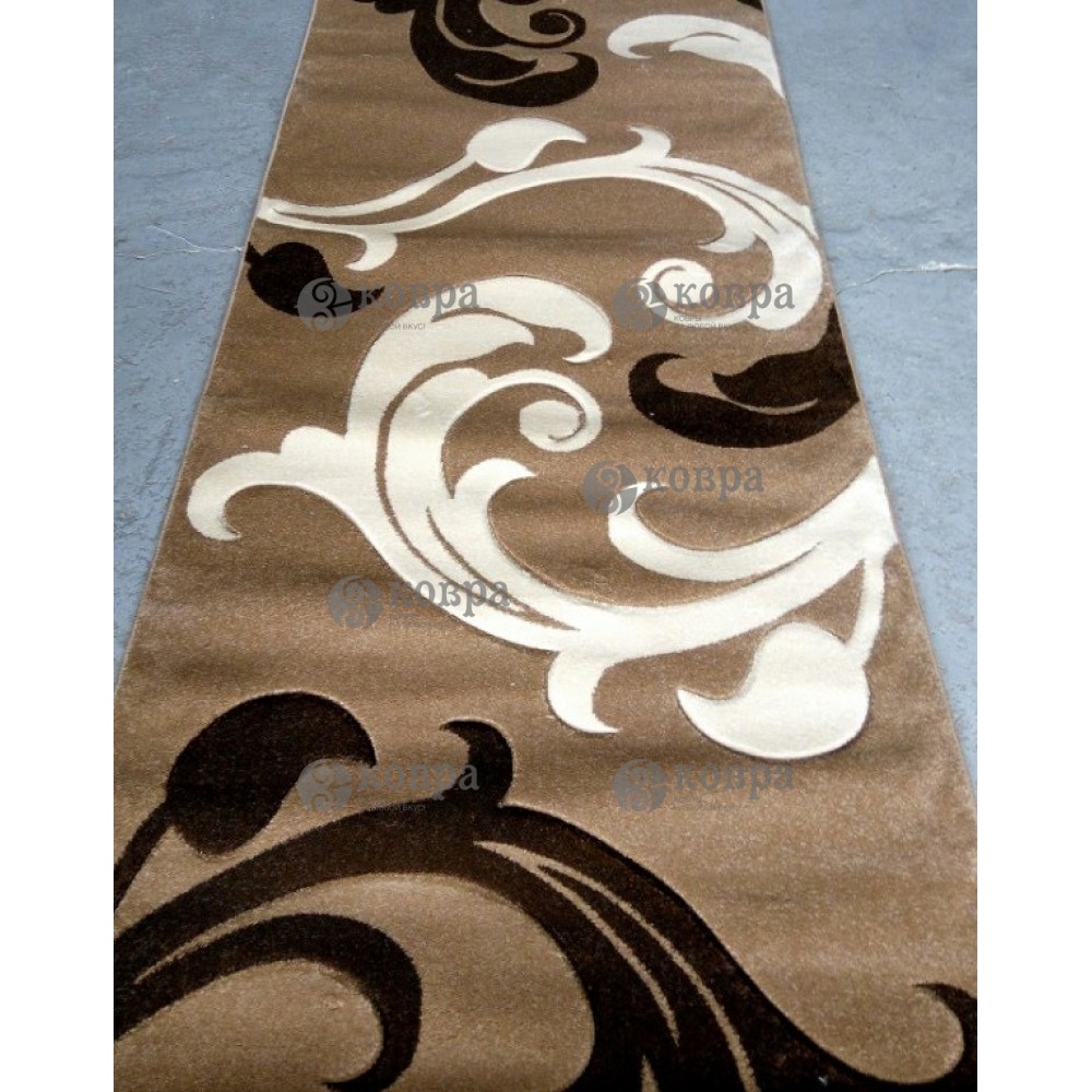 Синтетичні килимові доріжки Legenda 0313 (bej) 