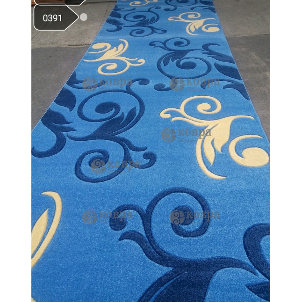 Синтетичні килимові доріжки Legenda 0391 (bl) 