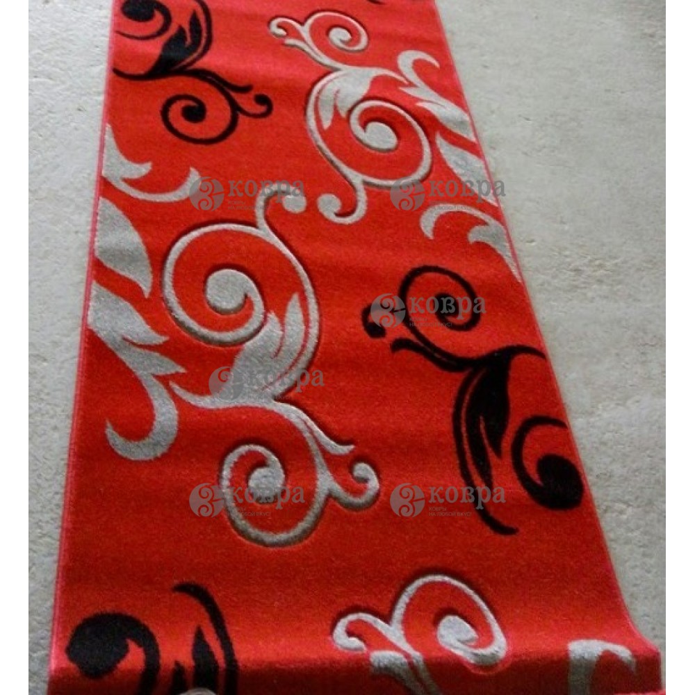 Синтетичні килимові доріжки Legenda 0391 (red) 