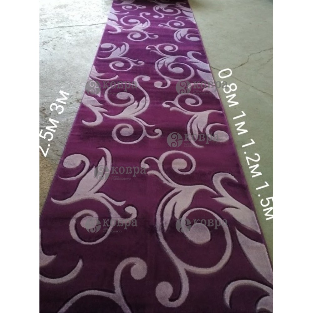 Синтетичні килимові доріжки Legenda 0391 (viol) 