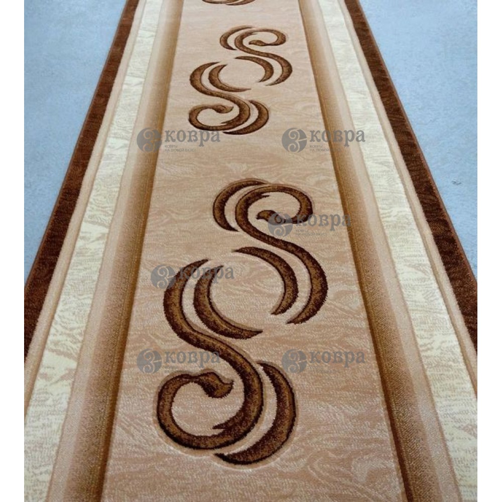 Синтетичні килимові доріжки LILIYA 0517 (bej) 