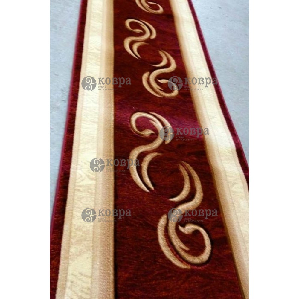 Синтетичні килимові доріжки LILIYA 0517 (red) 