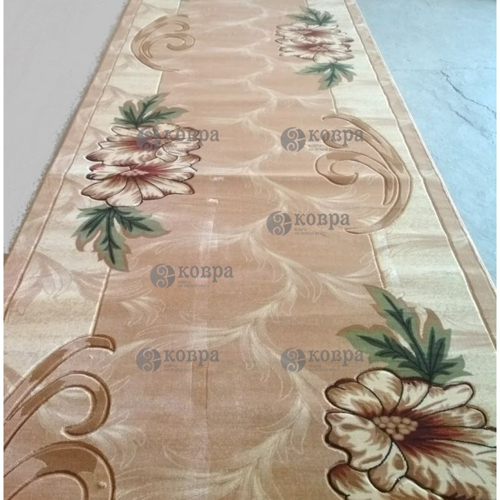 Синтетичні килимові доріжки LILIYA 0571 (bej) 