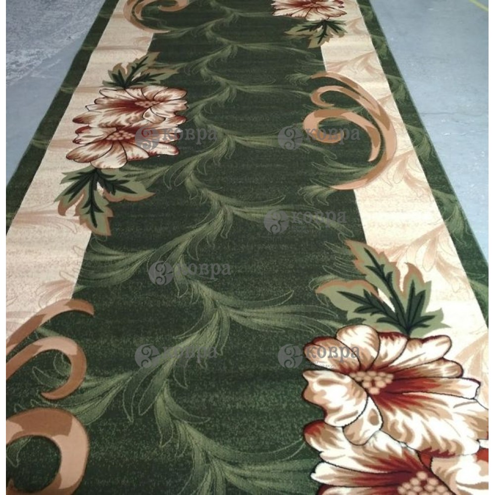 Синтетичні килимові доріжки LILIYA 0571 (green) 