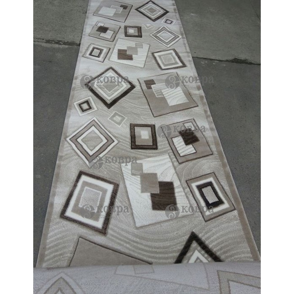 Синтетичні килимові доріжки LILIYA 0580 (viz) 