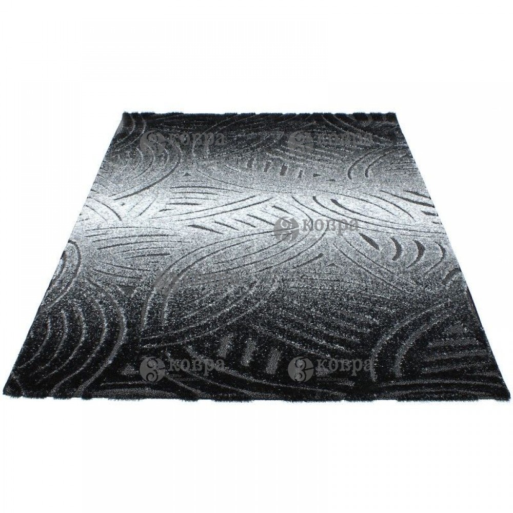 Шагги (ворсистые) LUNA 2434B (p.black/p.grey) 