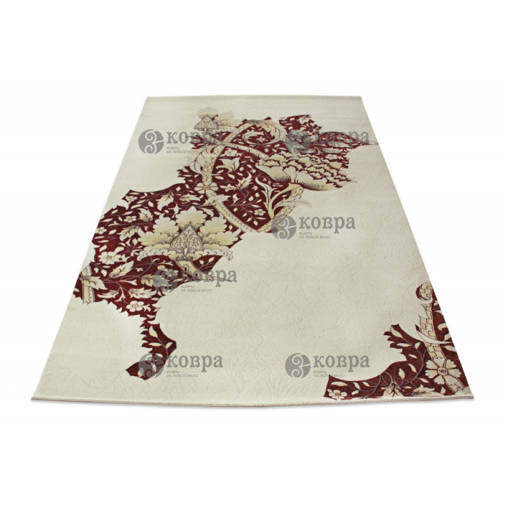 Акриловые ковры SAHRA 0001 (beige/red) 