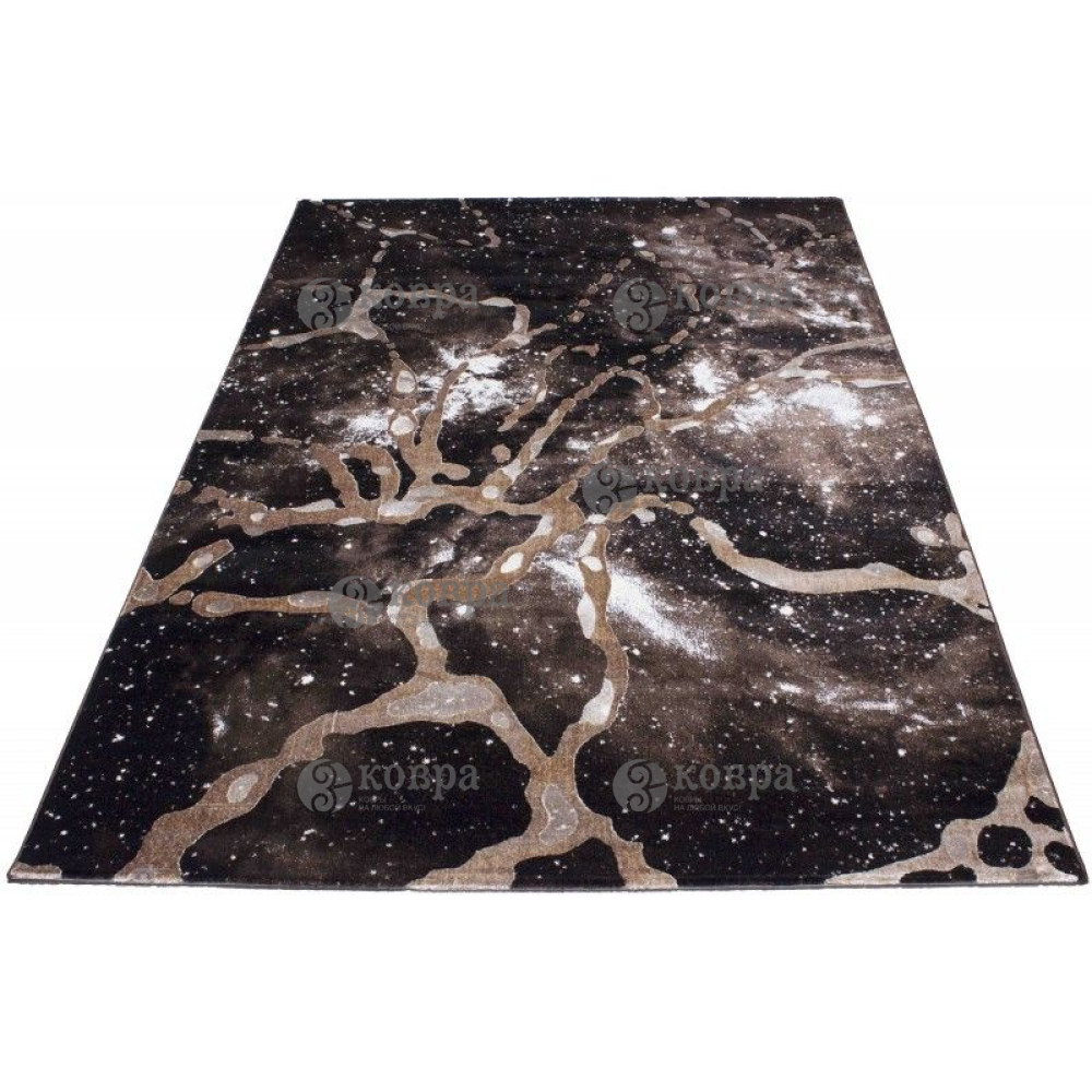 Синтетические ковры VOGUE 9852A (black/d.beige) 