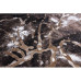 Синтетические ковры VOGUE 9852A (black/d.beige) 