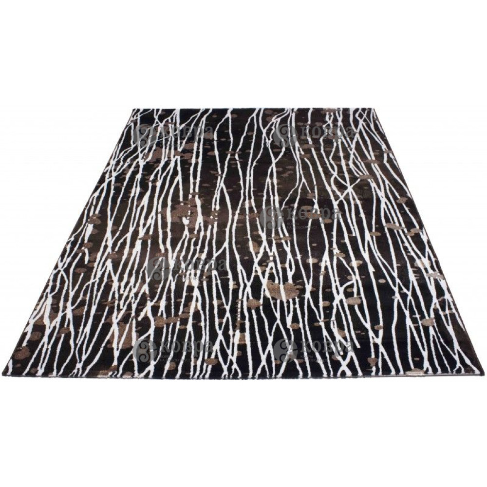 Синтетические ковры VOGUE 9896A (black/cream) 